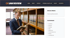 Desktop Screenshot of cklawreview.com