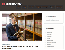 Tablet Screenshot of cklawreview.com